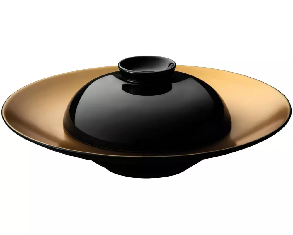 BergHOFF Speise-Service Gem Line 2 Stück, Gold/Schwarz