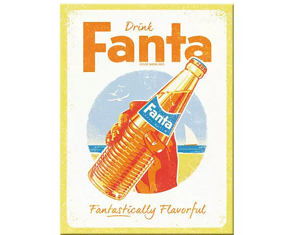 Magnet. Fanta / Bottle Beach
