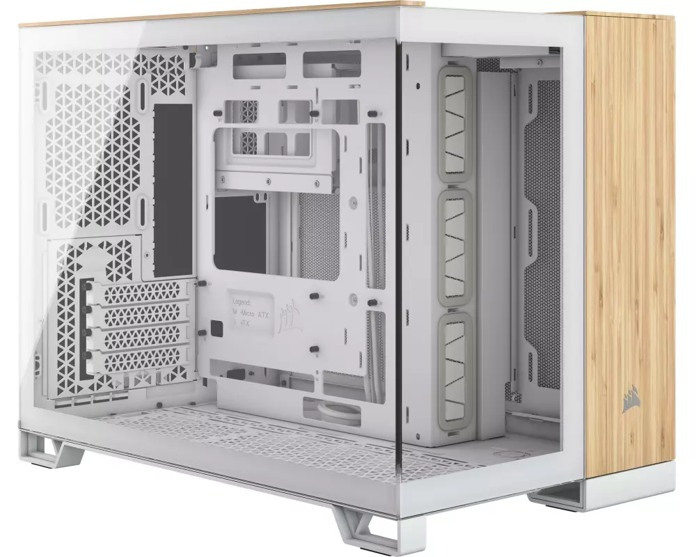 Corsair PC-Gehäuse 2500X Weiss/Bambus