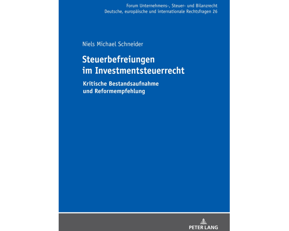 Steuerbefreiungen im Investmentsteuerrecht