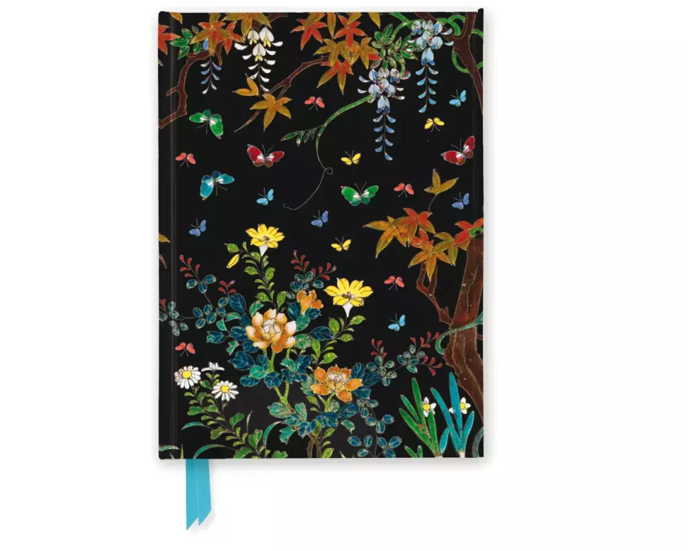 Ashmolean Museum: Cloisonné Casket with Flowers and Butterflies (Foiled Journal)