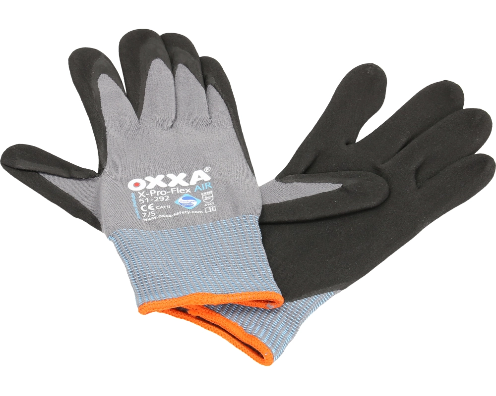 OXXA Handschuh Pro-Flex Air Gr. S 51.292.07 Nylon, schwarze Microschaumb.