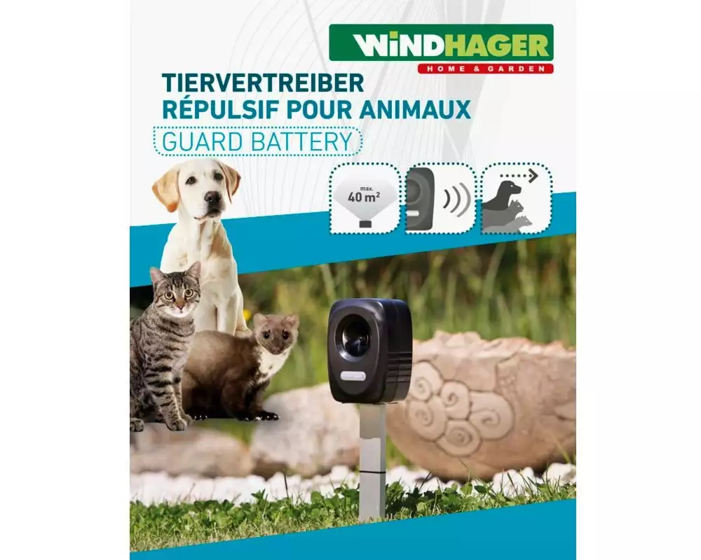 Windhager Tier-Abwehrgerät Batterie Outdoor