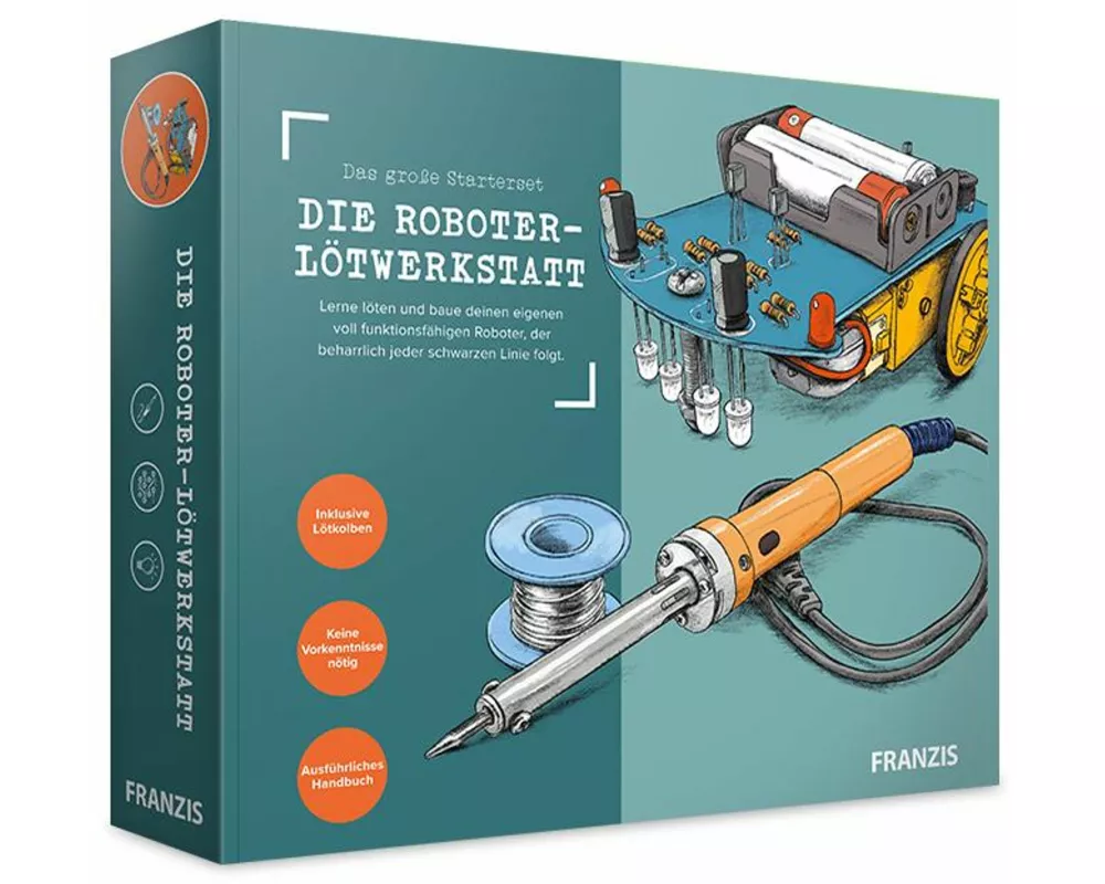 FRANZIS 67189 - Die Roboter-Lötwerkstatt