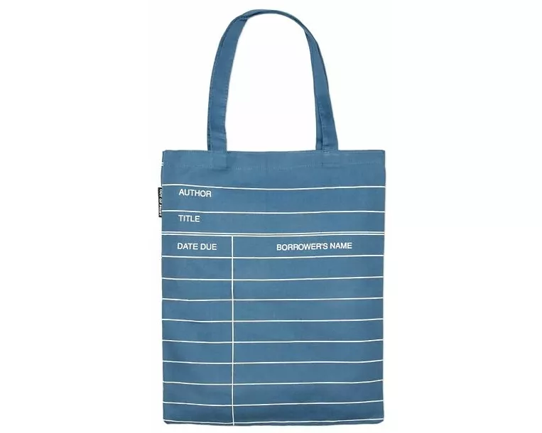 Library Card (Denim) Tote Bag