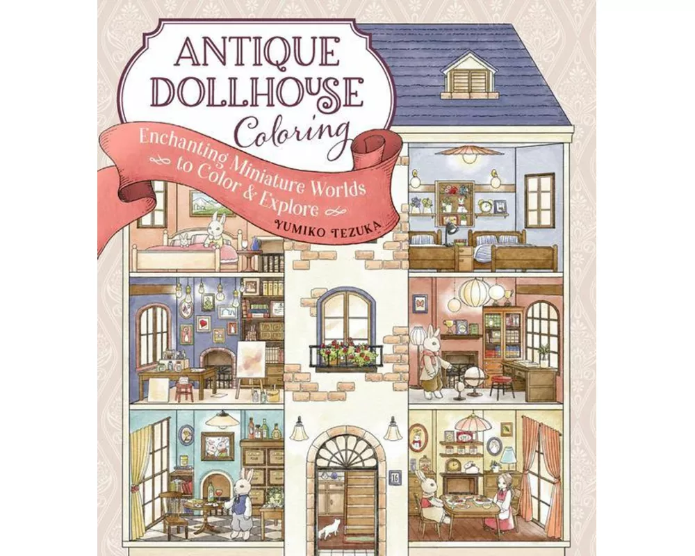 Antique Dollhouse Coloring