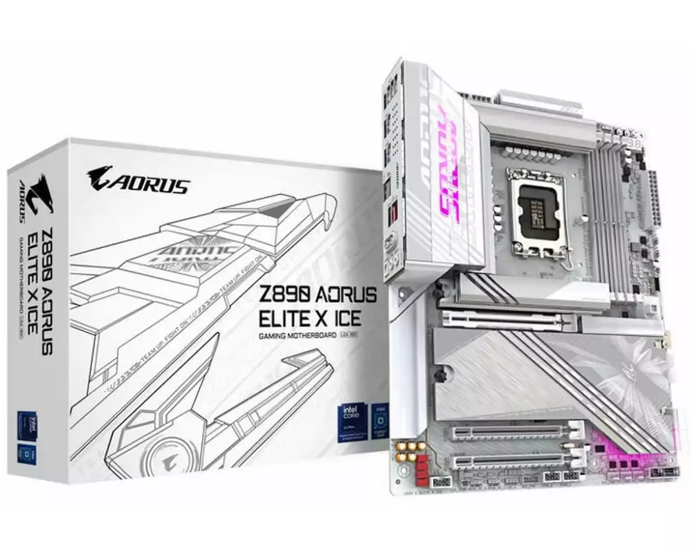 Gigabyte Mainboard Z890 AORUS ELITE X ICE