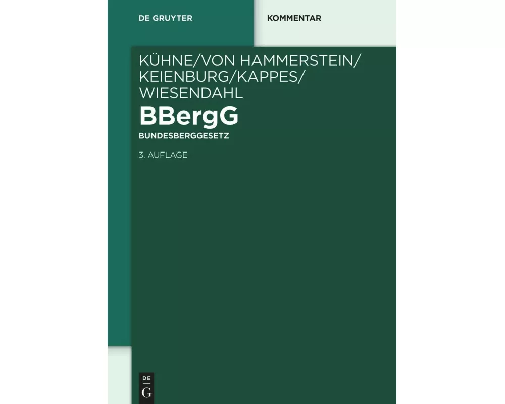 BBergG Bundesberggesetz