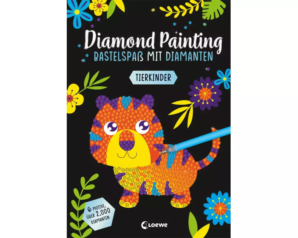 Diamond Painting - Bastelspaß mit Diamanten - Tierkinder