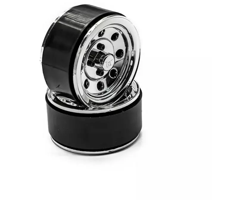 Hobbytech Felgen 1.9" Beadlock Chrom, 1 Paar