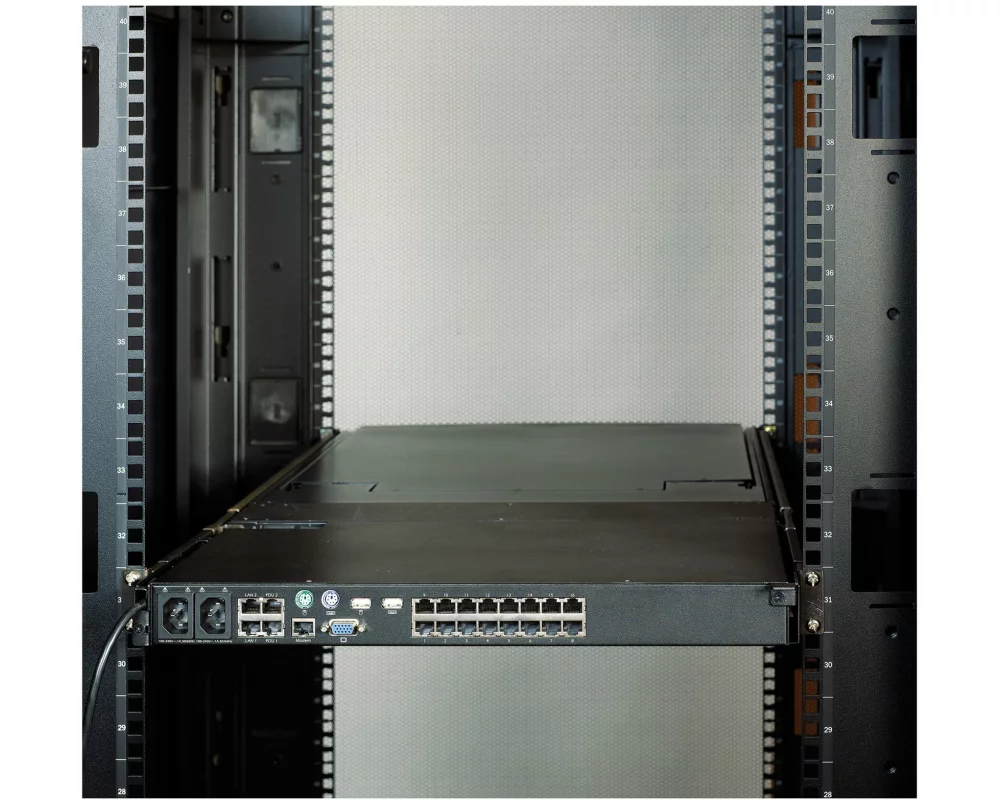 APC Kit (Bracket and Cords) to mount KVM behind Rack LCD Console