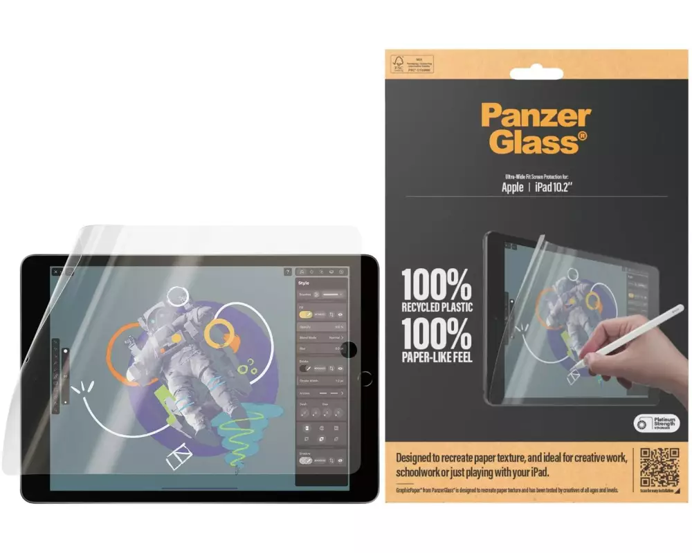 Panzerglass UWF GraphicPaper iPad 7th - 9th Gen. 10.2"