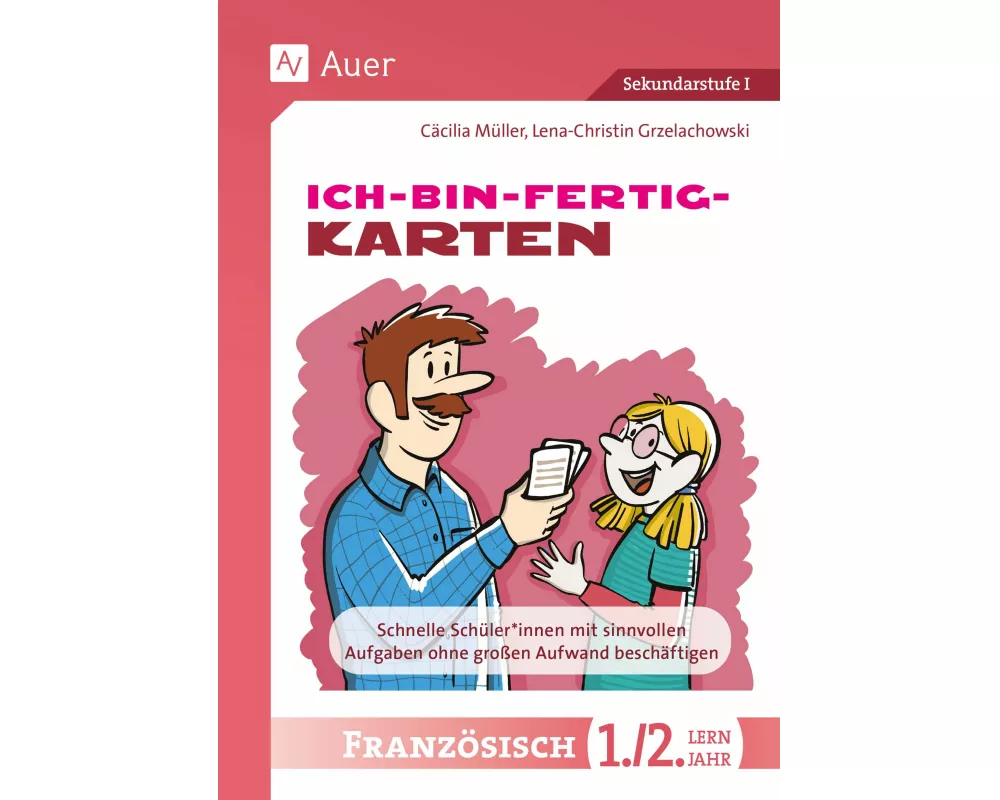 Ich-bin-fertig-Karten Französisch Lernjahr 1-2