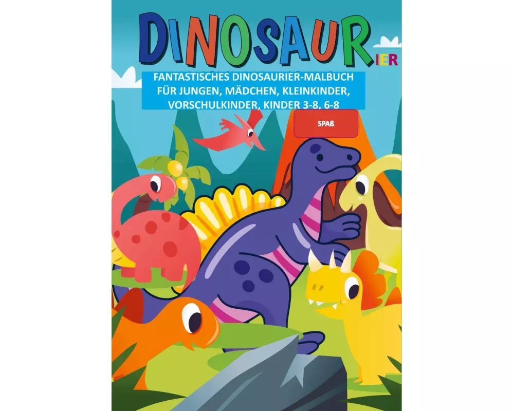 Dinosaurier-malbuch FÜr Kinder