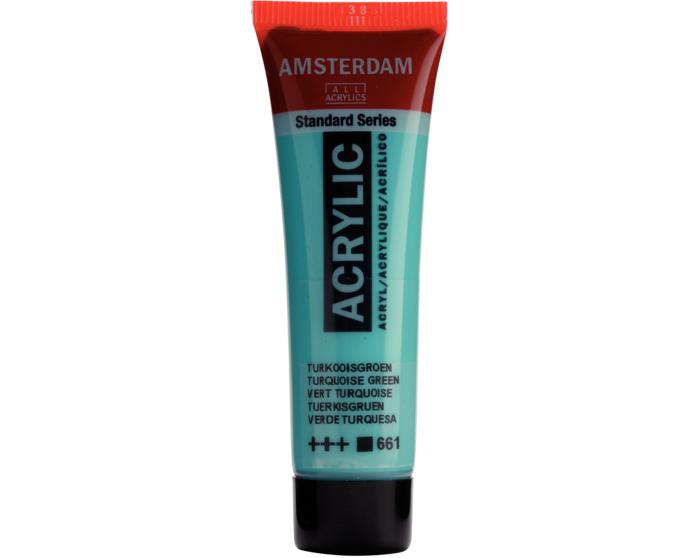 AMSTERDAM Acrylfarbe 20ml 17046610 Türkisgrün 661