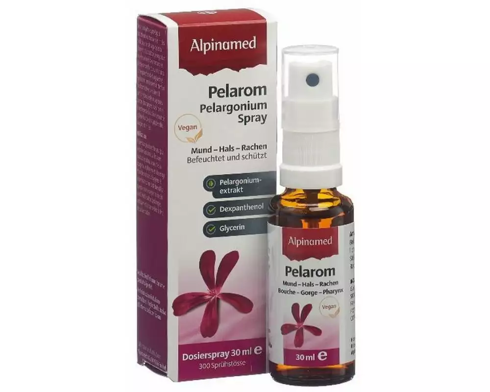 Alpinamed Pelarom Pelargonium Spray Hals-Husten 30 ml