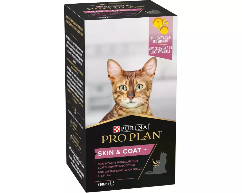 Purina Pro Plan Katzen-Nahrungsergänzung Skin & Coat+ 150 ml