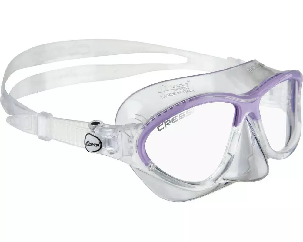 CRESSI Tauchmaske Moon Kinder Klar/Lila