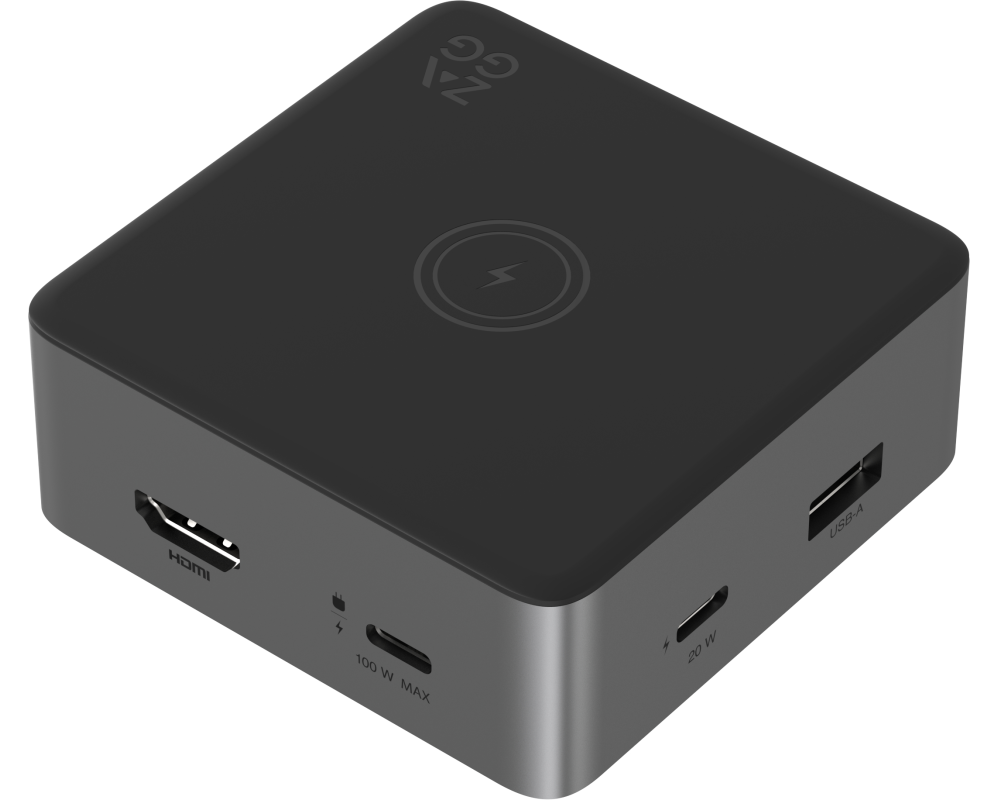 ZAGG 4-Port Hub Wireless charging 109816213 Black,Grey