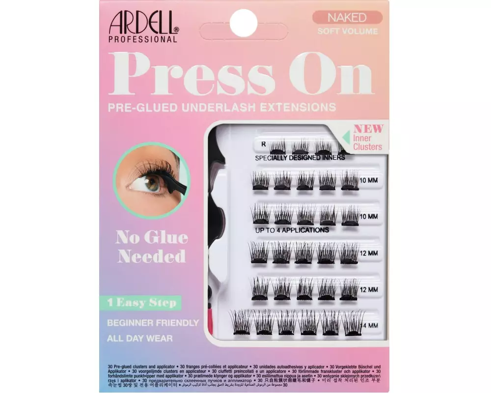 Ardell Künstliche Wimpern Press on Starter Kit Soft Volume Schwarz