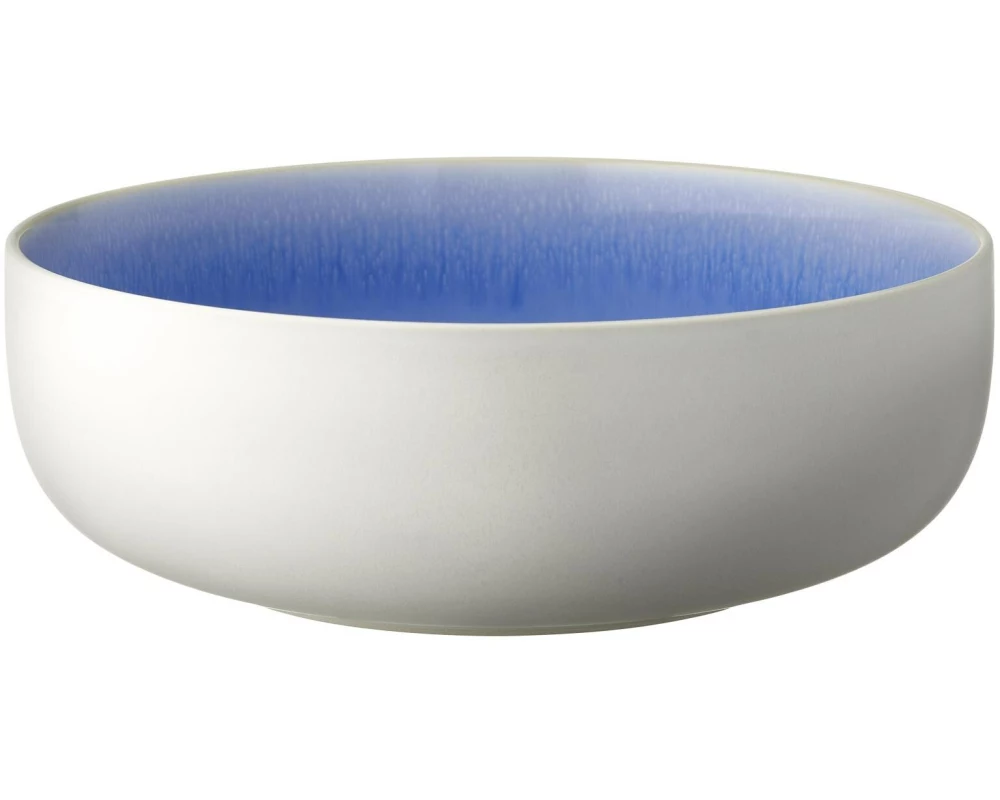 Studio Round Schale North 25 cm, 1 Stück, Eisblau shiny