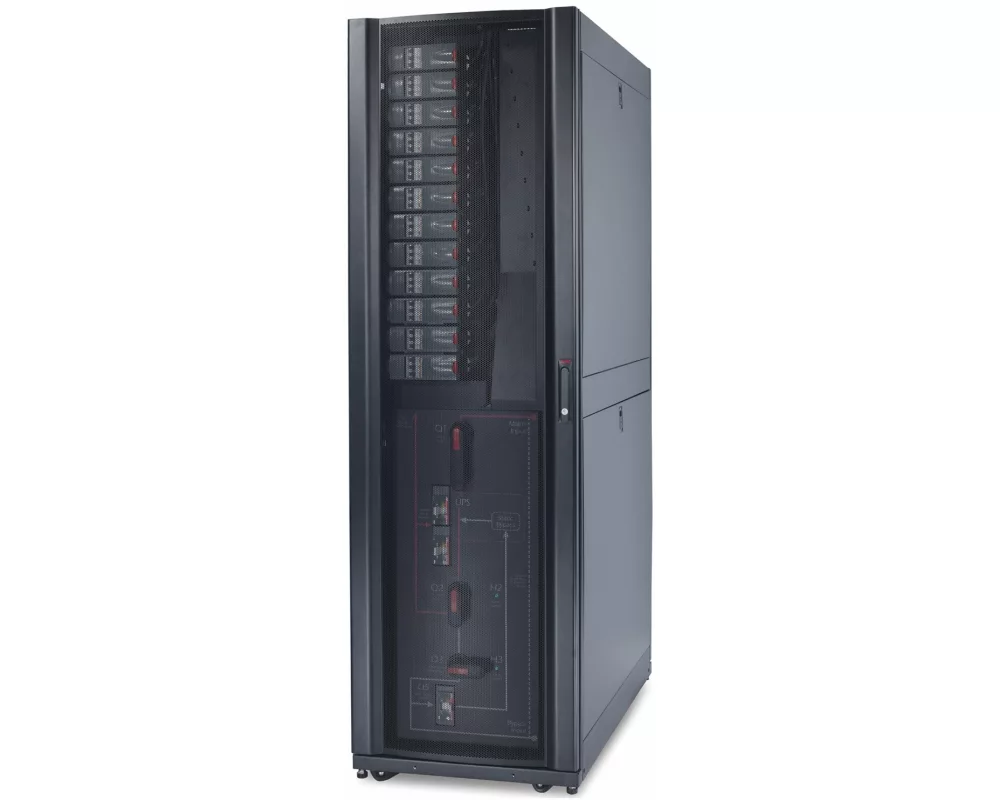 APC InfraStruXure Modular, IT Power Distribution Unit, w/36 Poles - MBP, and Battery Frame, for 9modules - 400V