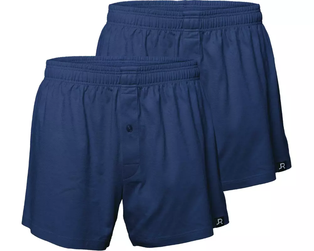 FLIZZER Unterhosen Boxer Der Kavalier 2er Pack Blau, M