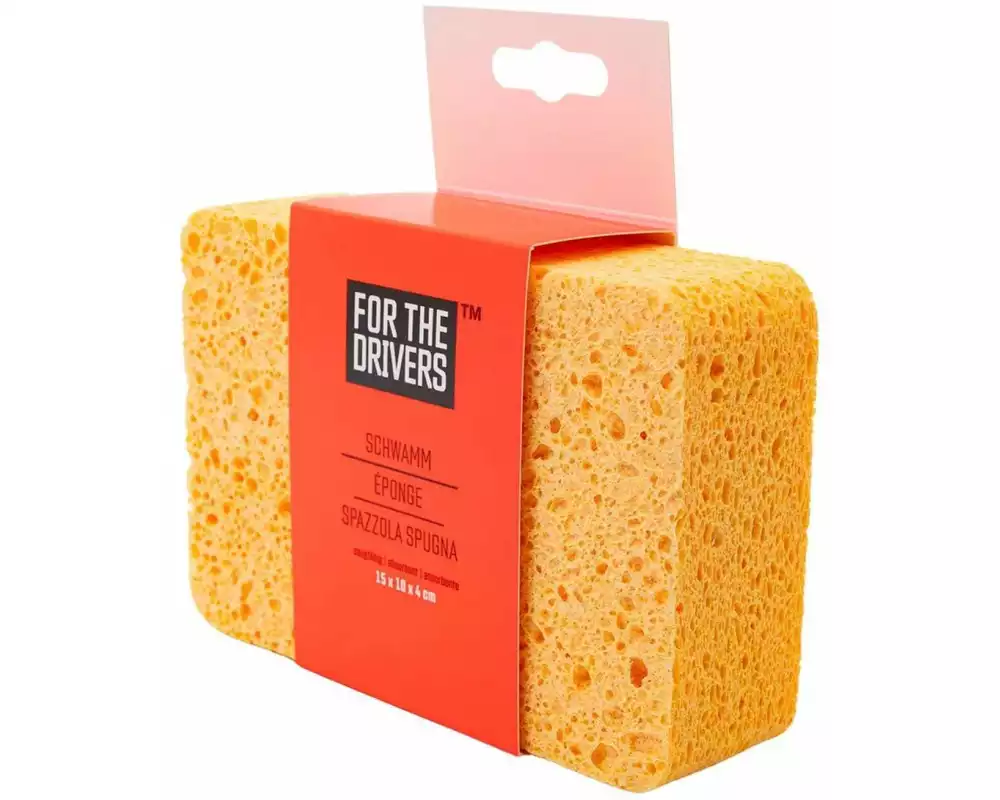 For The Drivers Schwamm gross, gelb