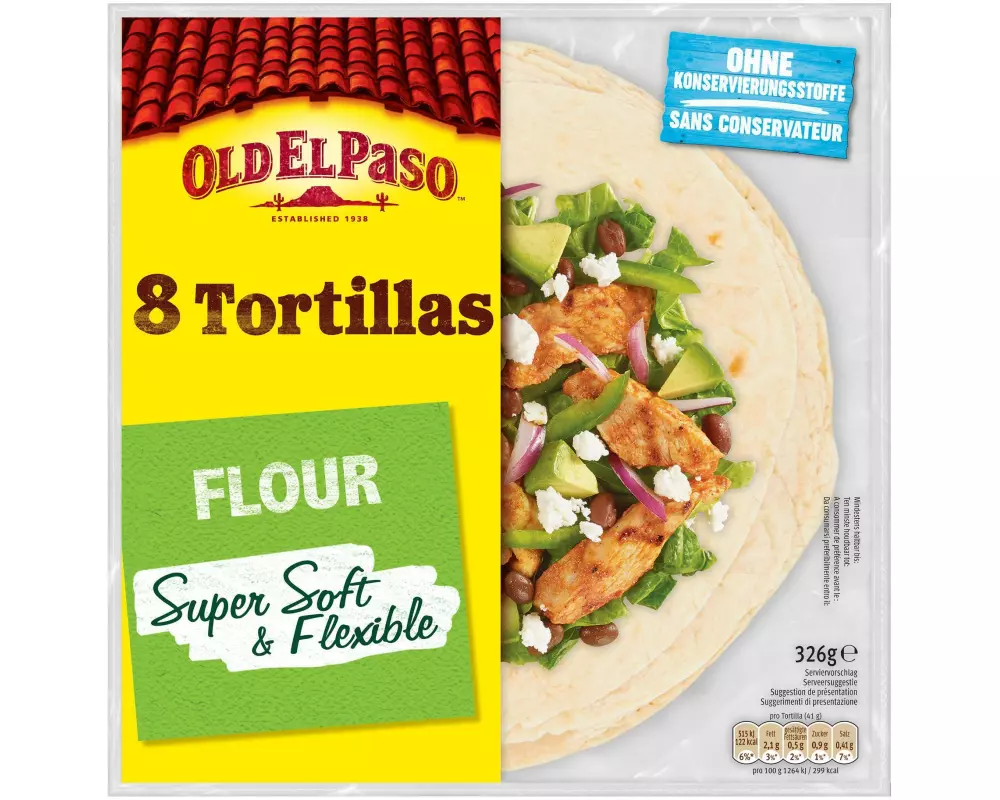 Old El Paso Flour Tortilla 326 g