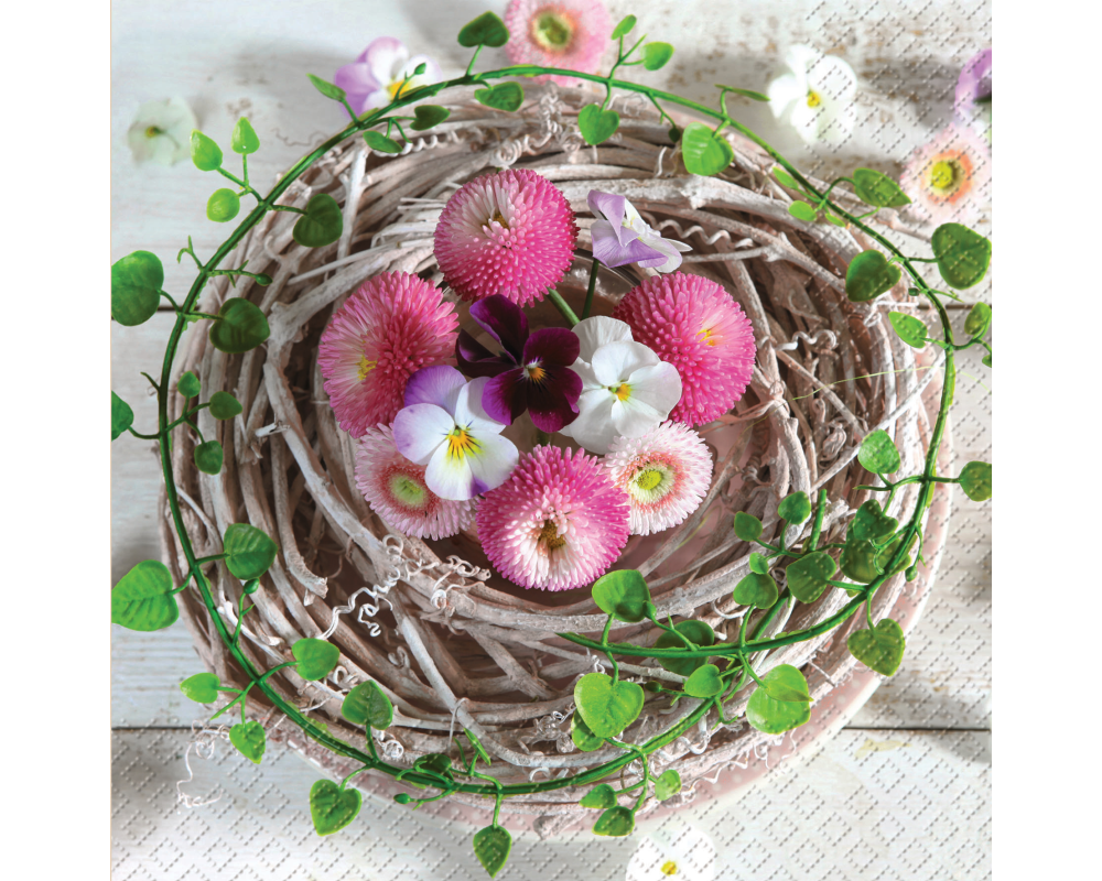 STEWO Serviette Hilda 33x33cm 2572597825 rosa 20 Stück