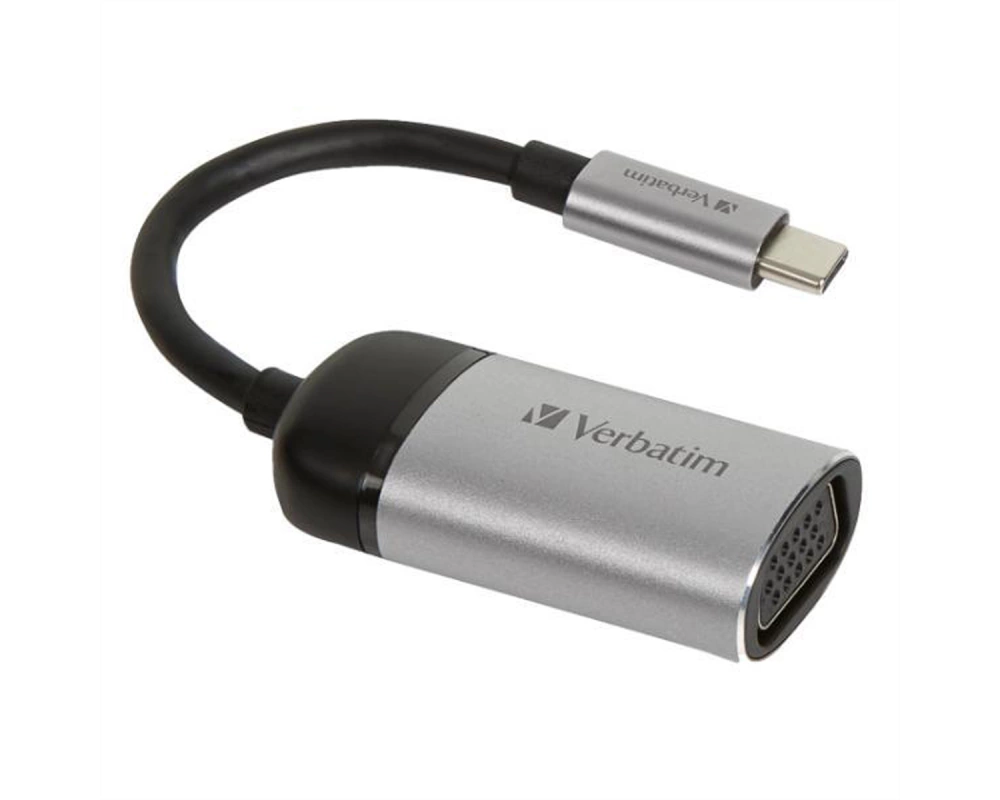 Verbatim USB-C Adapter, 1x VGA ohne Audio