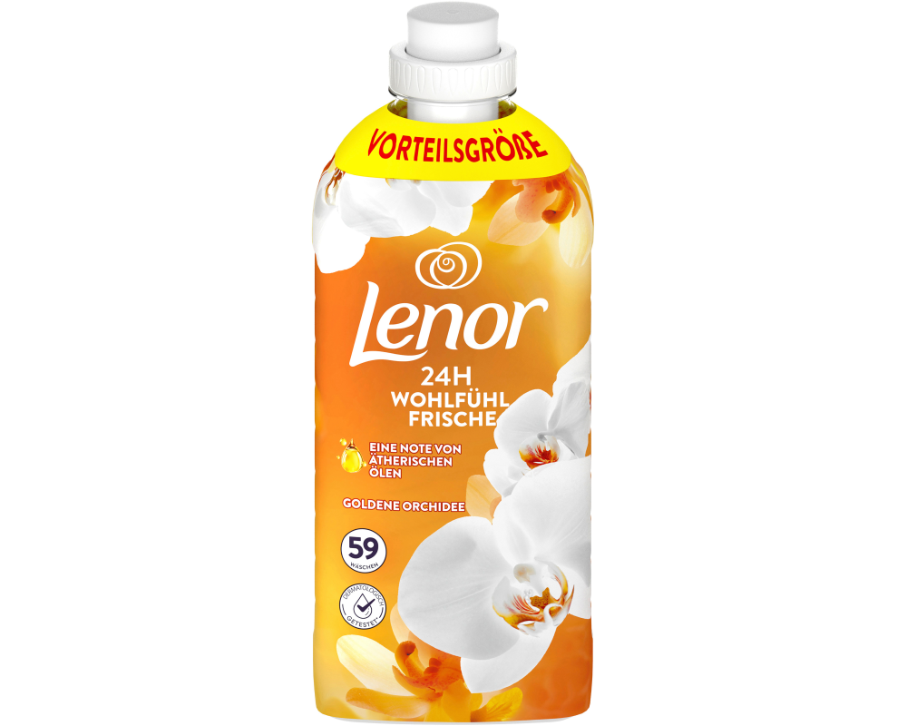 LENOR Weichspülmittel 972052 Orchidee & Vanille 1.239lt