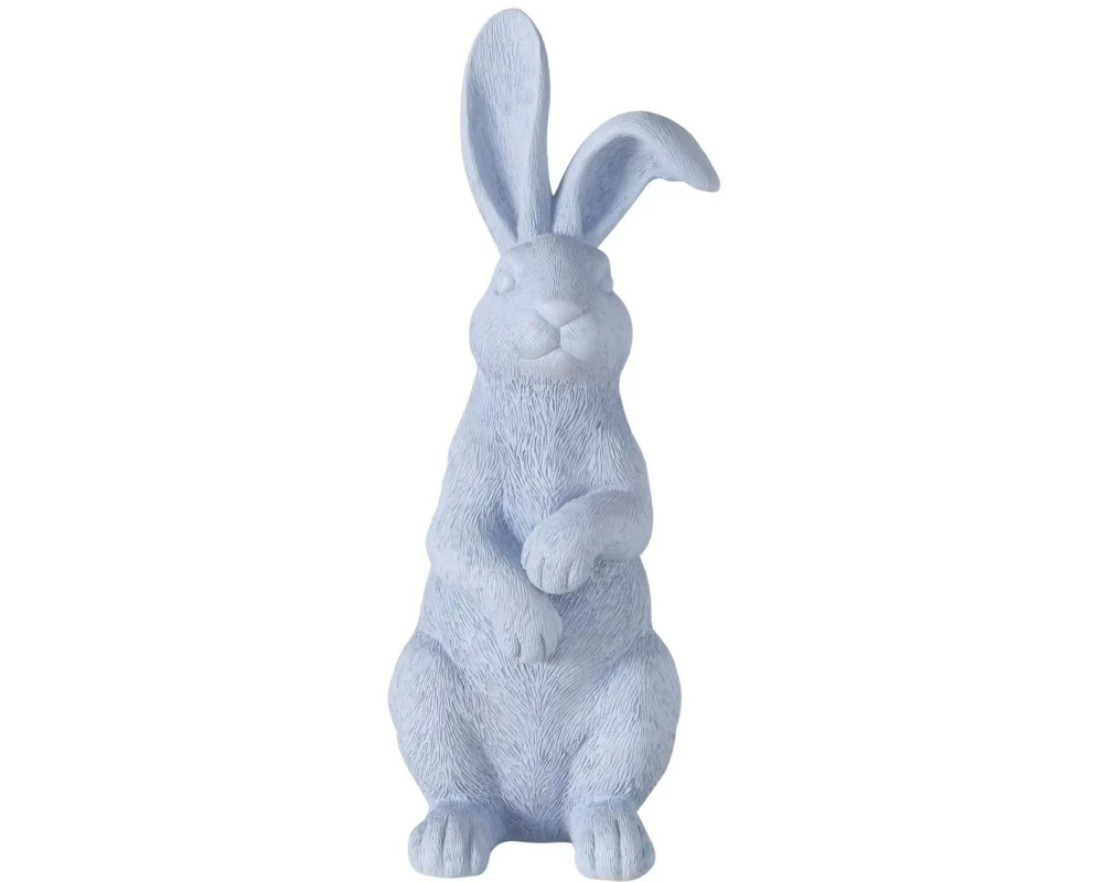 Boltze Aufsteller Hase Bengt Blau, 43 cm