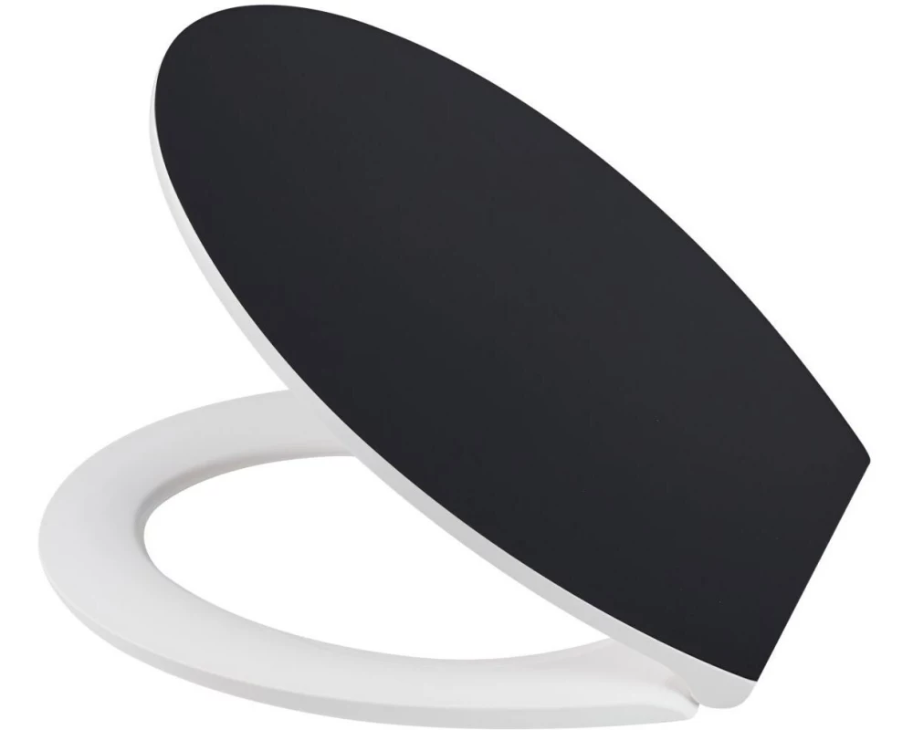 diaqua® Toilettensitz Hollywood Slow Down Schwarz