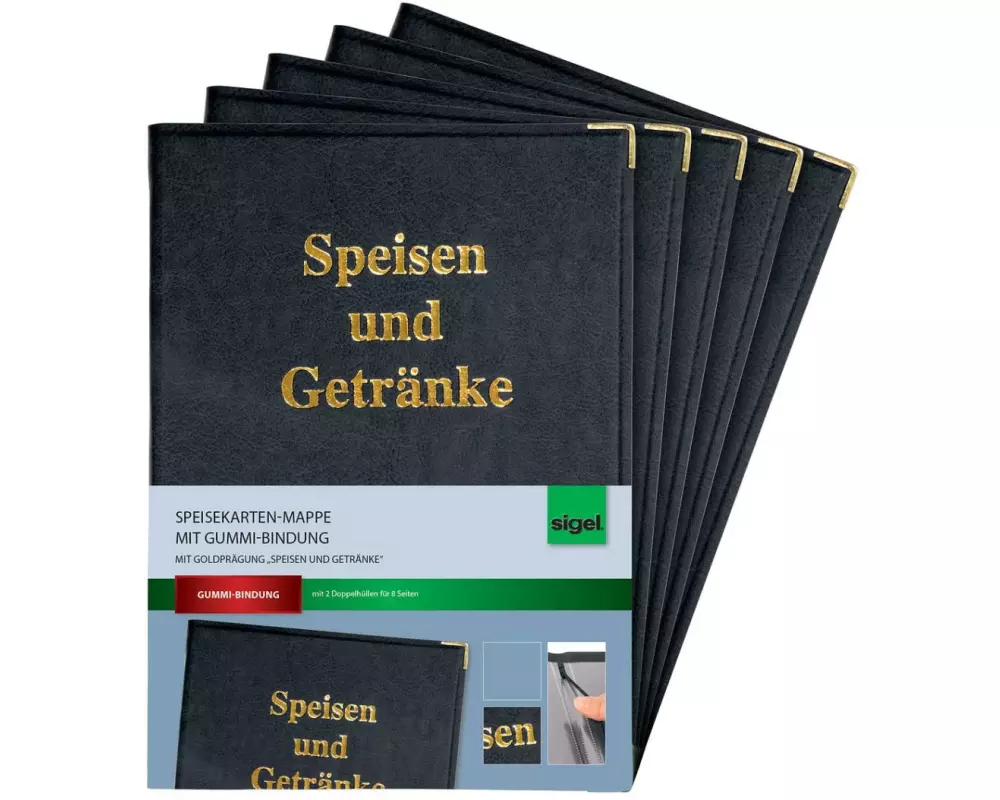 Sigel Sichtbuch A4, Schwarz