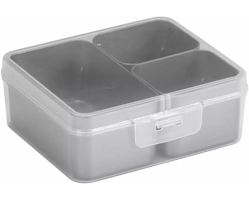 Sigma Home Aufbewahrungsbox Q-Line Grau, Volumen: 0.9 l