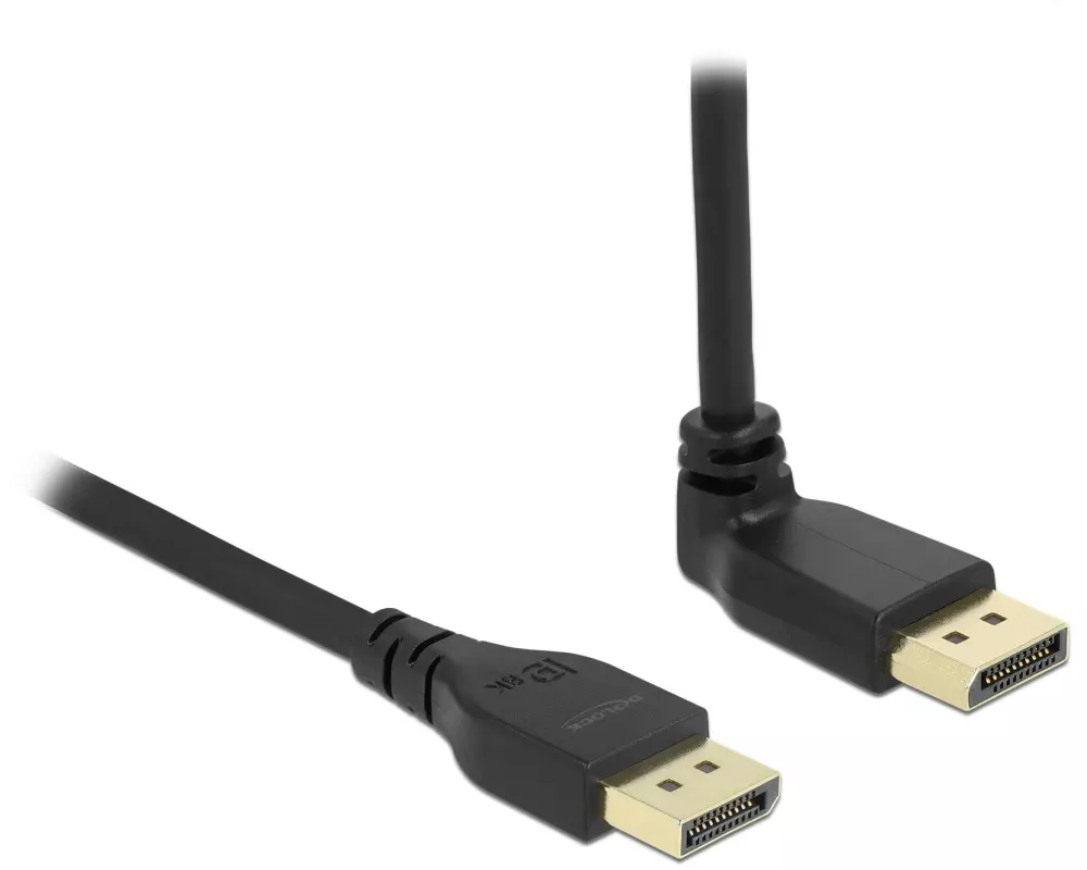 Delock Kabel Oben gewinkelt DisplayPort - DisplayPort, 5 m, 4K 60Hz