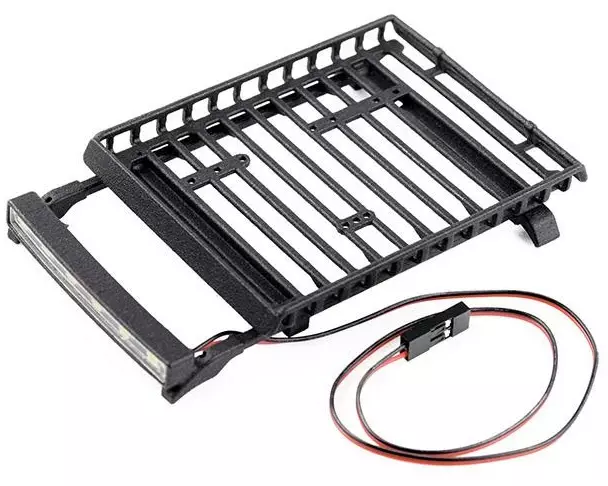 RC4WD Modellbau-Dachträger mit Lightbar SCX24 21 Bronco