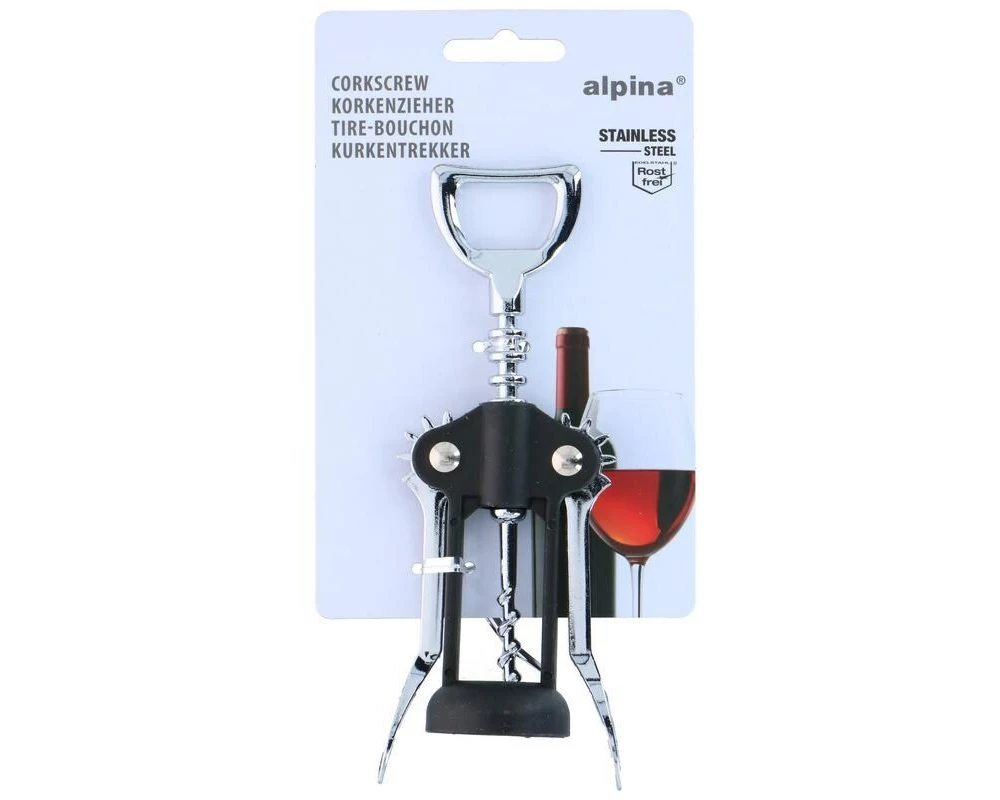 alpina Korkenzieher Schwarz
