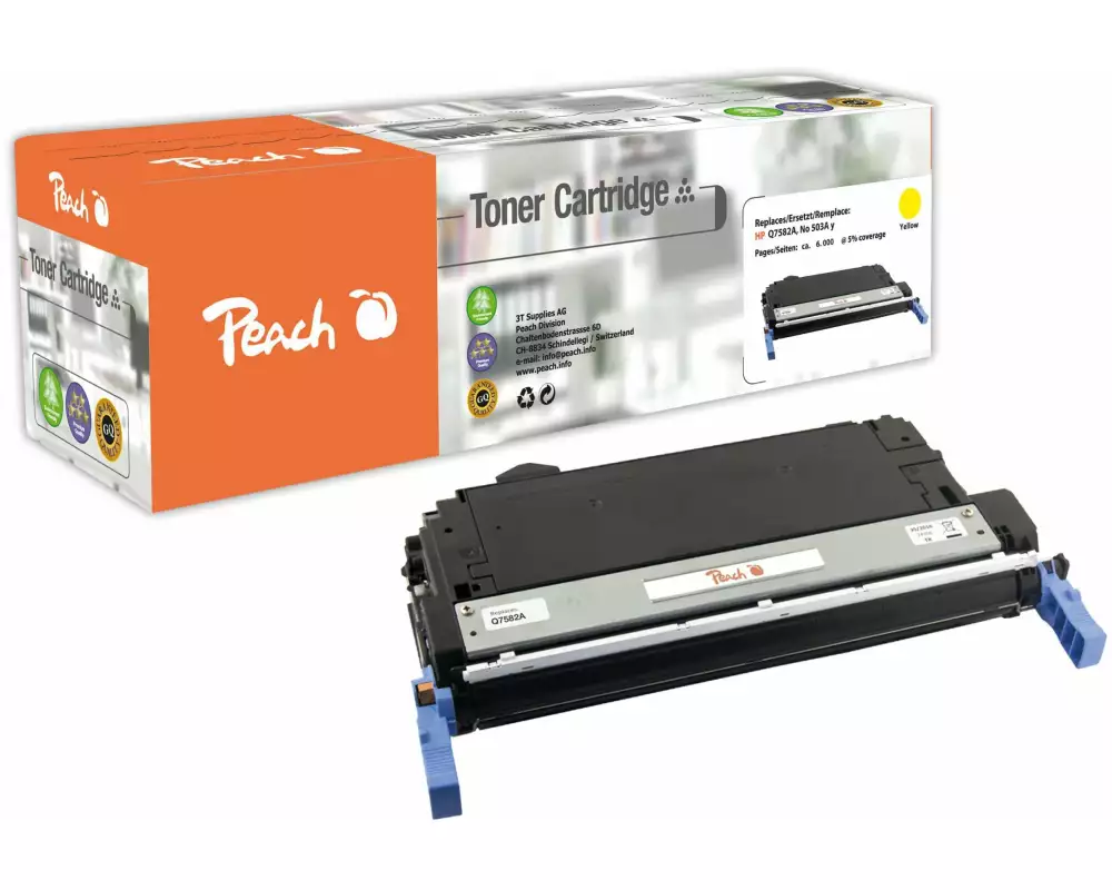 Peach Toner HP Nr. 503A (Q7582A) Yellow