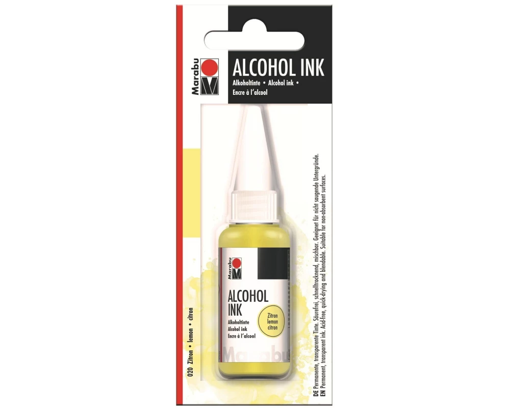 Marabu Alkoholtinte Ink Zitron, 20 ml