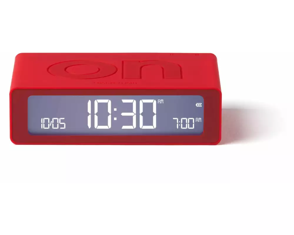 Lexon Digitalwecker Flip Mini Rot