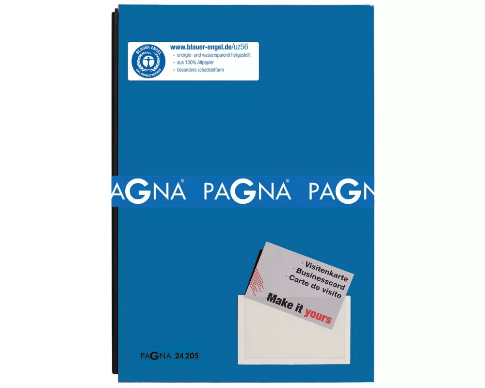 Pagna Unterschriftenmappe Color mit 20 Fächer, Blau