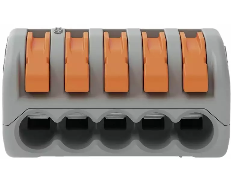 WAGO Steckklemme CLASSIC 5 x 0.08-4 mm², 5 Stück