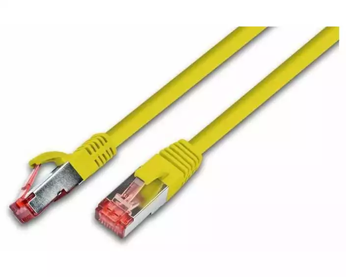 Wirewin Patchkabel RJ-45 - RJ-45, Cat 6A, S/FTP, 10 m, Gelb