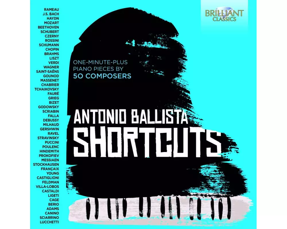 Short Cuts:One-Minute-Plus Piano Pieces By 50