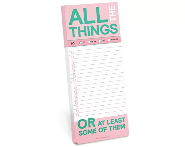 All The Things Make-a-List Pad