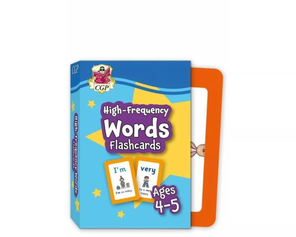High-Frequency Words Flashcards for Ages 4-5 (Reception)