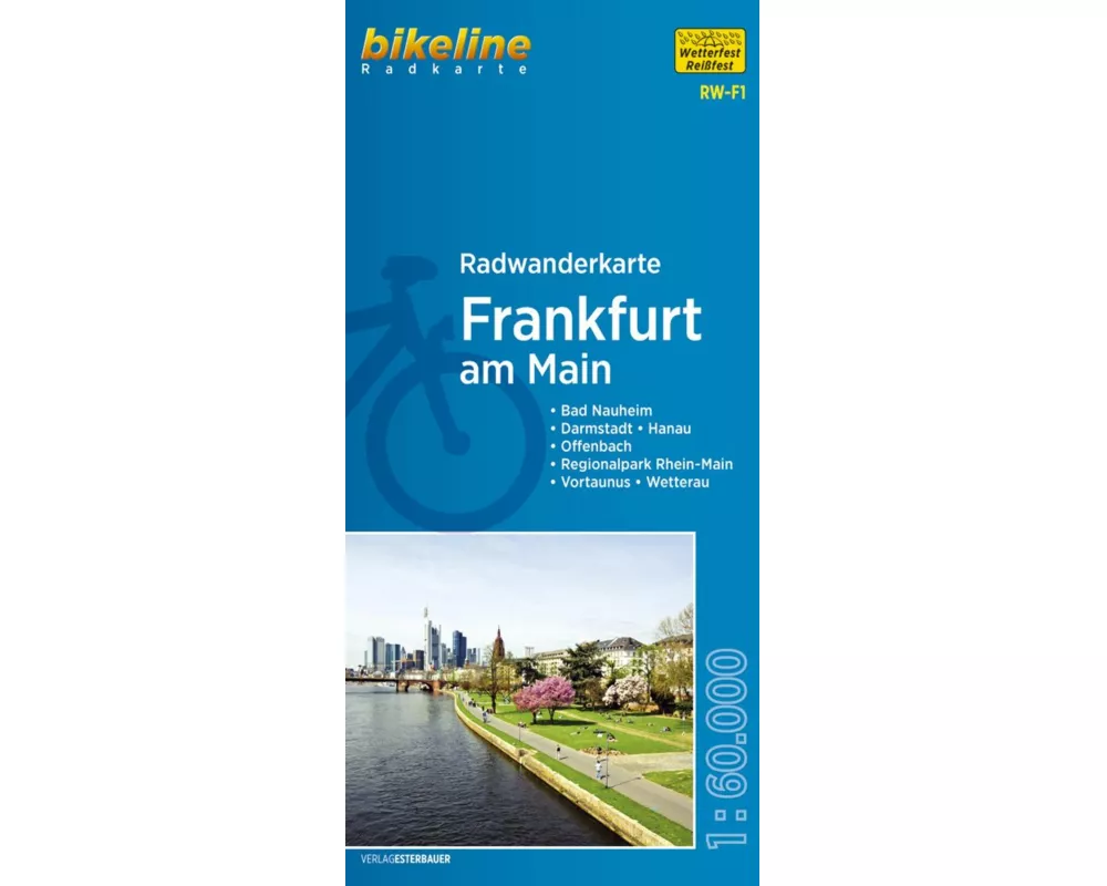 Radwanderkarte Frankfurt am Main