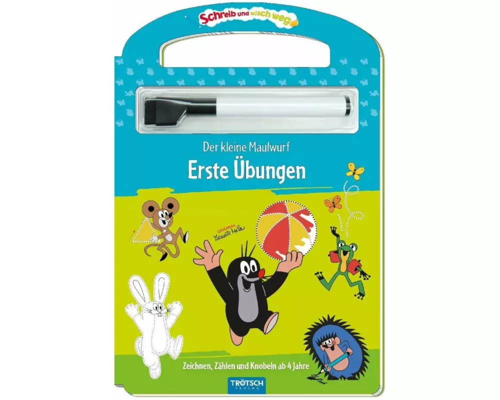 Trötsch Der kleine Maulwurf Schreib und wisch weg Erste Übungen
